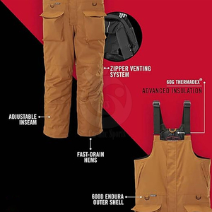 Bavoirs en duvet Super Haven Bavoir chaud coupe-vent en duvet isolé et camouflage équipement de bavoir de chasse bavoirs de chasse - Product Image 3