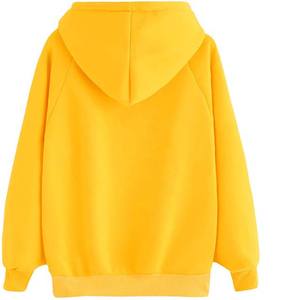 Naranja nuevo diseño 100% tela de algodón gimnasio manga larga deportes Invierno Polar hombres Sudadera con capucha con bolsillo de canguro sudaderas básicas - Product Image 6
