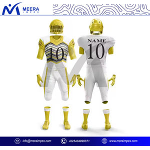Precio al por mayor, uniforme de fútbol americano de alta calidad para hombres, ropa deportiva cómoda, técnicas de estampado corto, precio razonable - Product Image 3