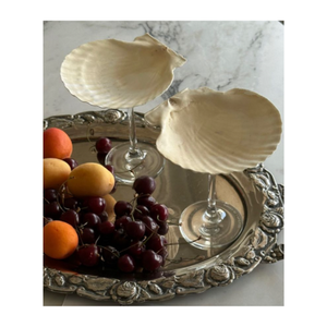 Verres en coquillage créés avec des coquillages nacrés et un corps en résine pour l'affichage de boissons luxueuses du Vietnam - Product Image 6