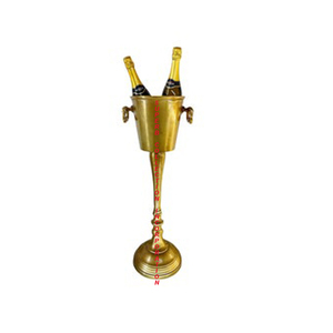Support de seau à glace de vin d'or et d'argent d'acier inoxydable avec le refroidisseur de vin Offre Spéciale - Product Image 3