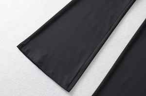 Pantalon évasé pour femmes à la mode en gros Meilleure vente de haute qualité confortable pas cher Prix pantalon évasé pour femmes à la mode - Product Image 6