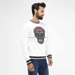 Nardon Apparel Couleur unie Custom Made Casual Outer Wear Hommes Sweatshirts / O-Neck New Unique Design Sweatshirts - Product Image 3