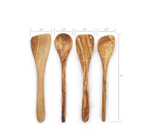 Espátulas de madera Tavetha Turner, 4 piezas, último diseño, accesorios de cocina, cocina Tavetha Turner - Product Image 2