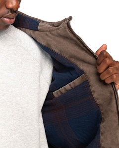 OEM Custom Men's Winter <b>Jacket</b> <b>Canvas</b> Workwear with Hooded Design Vintage Washed Look <b>Canvas</b> <b>Work</b> <b>Jacket</b> - Product Image 6