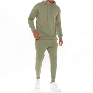 Fabricant de sweat à capuche et pantalon de survêtement personnalisés ensemble de survêtement blanc 600 GSM 100% coton polaire lourd pour hommes - Product Image 3