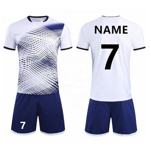 Uniforme de fútbol de poliéster 100% de alta calidad, nuevo diseño, ropa deportiva, uniforme de fútbol de talla grande transpirable de manga corta - Product Image 3