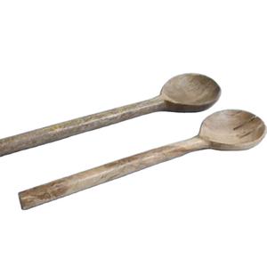 POIGNÉE LONGUE EN BOIS ÉCOLOGIQUE DE HAUTE QUALITÉ DANS LA NOUVELLE CONCEPTION COUVERTS FAITS À LA MAIN COUVERTS NOUVELLE CONCEPTION ENSEMBLE DE COUVERTS DE CUISINE ABORDABLE - Product Image 1