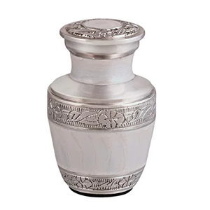 Urna hecha a mano con Logo personalizado para cenizas, urnas funerarias de Metal, recuerdo de cremación, nuevo diseño - Product Image 3