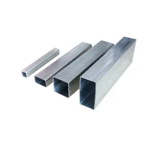 black rectangular pipe cold rolled pre galvanized welded square / rectangular steel pipe/hollow section/tube