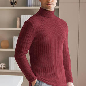 Logo personnalisé pour hommes faux haut à col roulé à manches longues chemise de superposition OEM ODM tenue décontracté en coton mélangé approvisionnement d'usine - Product Image 4