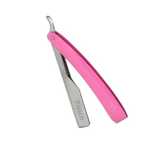 Navaja de Afeitar Recta Personalizada para Barbería, Navaja Plegable de Acero Inoxidable con Cuchilla Reemplazable - Product Image 5