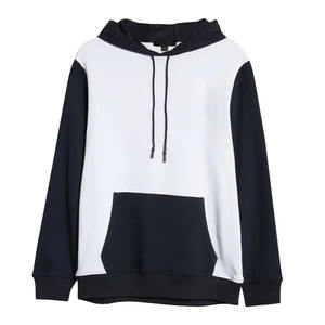 เสื้อฮู้ดดี้หนานุ่มคุณภาพสูงสำหรับฤดูหนาว 340gsm ผ้าเฟรนช์เทอร์รี่ ไซส์ XL ทรงหลวม ไหล่ตก มีเชือกผูก ดีไซน์โอเวอร์ไซส์ สีพื้น สำหรับผู้ชาย - Product Image 5