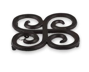 Trivet New <b>Cast</b> <b>Iron</b> Trivet for Tabletop Metal <b>Plate</b> Stand in Wholesale Price <b>Cast</b> <b>Iron</b> Olympicks Shaped Trivet for Tableware - Product Image 6