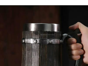 Tasse en bois poli à grain large Premium Drinkware par Tradebyd pour les boissons Premium - Product Image 3