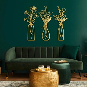 Luxury Contemporary Metal Wall <b>Art</b> Decor Handcrafted Iron Sculpture Artistic Decorative Wall Hanging for Living Room Bedroom - Product Image 2