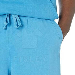 Shorts décontractés pour hommes les plus vendus, en coton de haute qualité, sur mesure, motif uni, taille mi-haute, séchage rapide, fermeture à cordon - Product Image 3