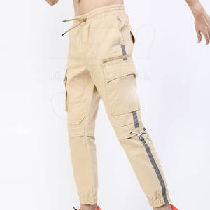 กางเกงคาร์โก้ผ้าฝ้ายทรงตรงมีหลายกระเป๋าสำหรับฤดูหนาวกางเกงคาร์โก้แบบใหม่น้ำหนักเบา - Product Image 3