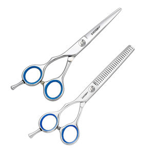 Kit de corte de peluquero para salón, juego de tijeras de peluquería, recorte de barba, tijeras de adelgazamiento para hombres y mujeres, instrumento de belleza - Product Image 6