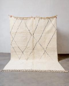 Beni ourain พรมโมโมร็อคโคแท้ทำมือพรมอะซิลาลหลากสีแบบดั้งเดิมพรมปูพื้นทรงเรขาคณิตทรงสี่เหลี่ยม - Product Image 5