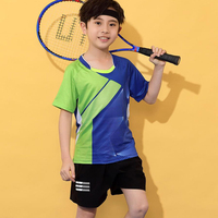 Perlengkapan Tenis & Bulu Tangkis Dewasa Unisex Baru, Bahan Bernapas Cepat Kering 100% Poliester, Jersey & Celana Pendek Olahraga yang Dapat Disesuaikan