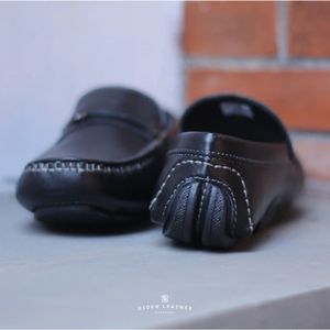 รองเท้าโลฟเฟอร์สำหรับผู้ชายหนังแท้ทำงานฝีมือระดับพรีเมี่ยมรองเท้าโลฟเฟอร์แบบคลาสสิกเพนนีรองเท้าสลิปออนเพื่อความสบายและสไตล์ที่ดีที่สุด - Product Image 4
