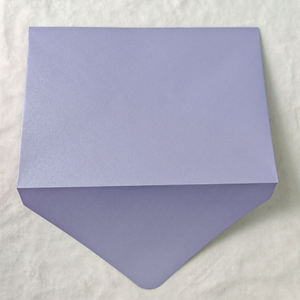 5x7 Lavande A7 Enveloppes pour Invitations De Mariage Cartes-Cadeaux Acrylique Photos Invite <span class=keywords><strong>Mauve</strong></span> Shimmer Violet Clair Violet Enveloppes - Product Image 3