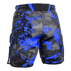 Shorts de boxe, MMA et Muay Thai pour hommes, vente en gros OEM, impression par sublimation, logo personnalisé, haute qualité, séchage rapide, respirant, taille élastique - Product Image 1