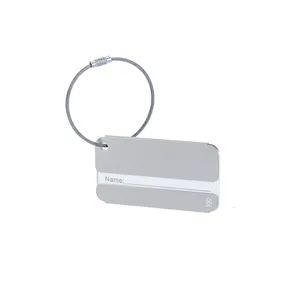 Badge de bagage recyclé Halux, accessoire durable pour porte-badges - Product Image 2