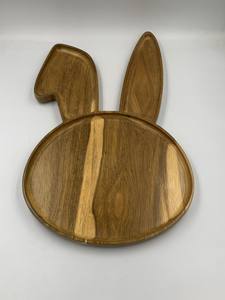 OEM ODM Huhipro Bandeja de Servicio de Madera de Acacia de Alta Calidad, 28.5x16.7x2 cm, Segura para Alimentos, Ecológica, para Restaurantes Comerciales, Envío Rápido - Product Image 5