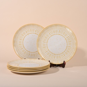Unique Porcelain <b>Plate</b> Set High Quality Luxury Design Trendy Style for Home Hotel Restaurant Factory Price - Product Image 2