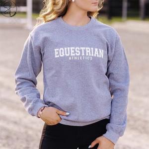 Service OEM Logo personnalisé à manches longues avec support ensemble de sweat-shirt femmes décontracté mode imprimé costume broderie décoration automne hiver - Product Image 6