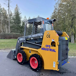 Livraison gratuite CFG KRW232 30hp Mini chargeuse compacte CE EPA Moteur diesel essence Roues Mini chargeuse sur chenilles pour tous terrains - Product Image 1