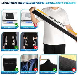 Mangas Protectoras UV Street Grace OEM, Tejido de Compresión Transpirable (Poliéster/Nailon) para Trabajo en Verano, Diseño Personalizado - Product Image 5