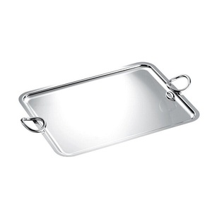 Bandeja Rectangular de Latón Amson, Plateada, Hecha a Mano, para Servir Alimentos en el Hogar/Restaurante, Tamaño y Logotipo Personalizables, Diseño Más Reciente - Product Image 3