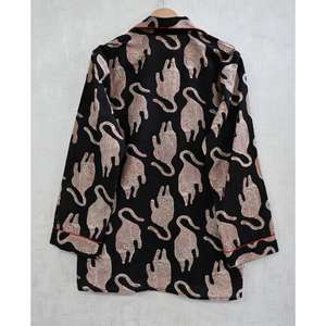 <b>Women</b> <b>Summer</b> Cotton Lounge Wear <b>Pajama</b> Set Comfortable Intimate Sleepwear Nightwear Quick Dry Soft Breathable - Product Image 4