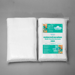 Kawaii 300 feuilles de lingettes sèches écologiques 180x130mm tissu non tissé doux et durable pour les soins personnels fabriqué au Vietnam - Product Image 6