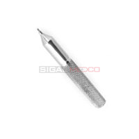 Anclaje Microdermal de Rosca Externa de Alta Calidad 2.7'' para Piercing, Acero Inoxidable Alemán, Plateado, Unisex, Clásico