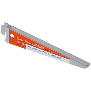 Système d'éléments en U 10201, lot de 20, acier blanc, 50 kg, longueur 370 mm avec trou de suspension - Product Image 3