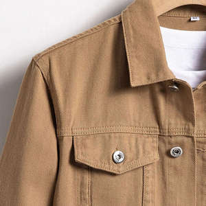 Chaqueta vaquera para hombre de nuevo estilo con tarifa asequible, gran oferta, logotipo personalizado, ropa para exteriores, chaqueta vaquera de manga completa de tendencia superior para hombre - Product Image 4