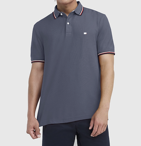 Polo pour homme, personnalisé OEM, 100% coton, brodé, poids lourd, dernier modèle, respirant, doux, tricoté, manches courtes, décontracté, golf, XL - Product Image 4