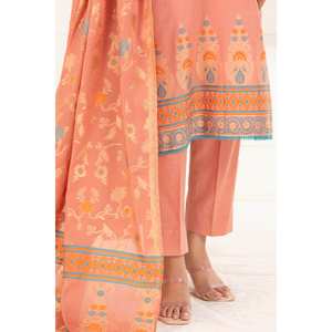 Conjunto de Traje Jacquard Naranja para Mujer, 3 Piezas, Diseño Sin Coser - Product Image 6