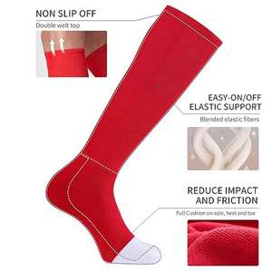 Custom Made Thin Breathable Soccer <b>Socks</b> with Logo Design Men's Soccer <b>Socks</b> on Sale - Product Image 4