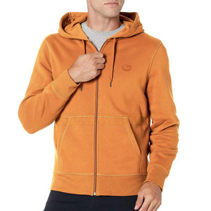 Sudaderas con capucha para hombre recién llegadas con diseño único de cremallera patrón sólido transpirable y liso teñido para uso en invierno Gran oferta - Product Image 2