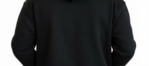 New Arrival Heavyweight Woven Athletic Activewear Black <b>Hoodie</b> <b>Men</b> Solid Spandex/Cotton 350 GSM Winter Workout Gym String - Product Image 5