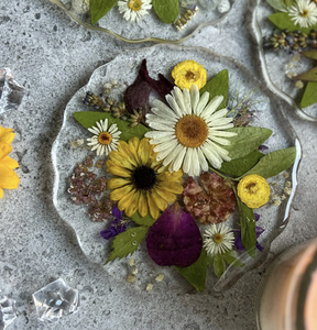 ที่รองแก้วเรซินอีพ็อกซี่ดีไซน์แวววาวสำหรับรองแก้วเรซินสำหรับตกแต่งบ้านจากอินเดีย - Product Image 4