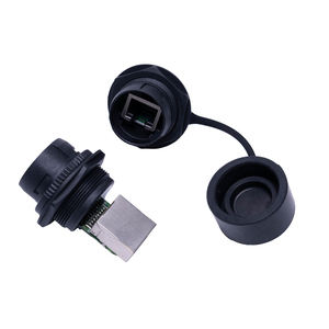 Conector RJ45 a Prueba de Polvo y Agua IP67 Tipo Push-Lock 8P8C - Product Image 3