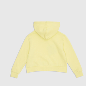 Conjunto de Sudadera con Capucha Amarilla para Bebés Niñas, Manga Larga, Corte Holgado, Chándal de Algodón, Ropa Casual de Primavera para Bebés y Niños Pequeños - Product Image 6