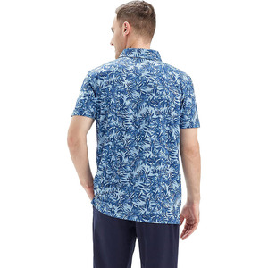 Polo personalizado de diseño Piqué para hombre, camisa deportiva de manga corta cosida a rayas, 3d, OEM, 100 - Product Image 2