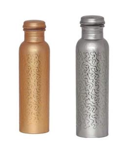 Vente à forte demande, bouteille en cuivre émaillé artisanal, 650 ml, un chef-d'œuvre de l'artisanat, l'artisanat émaillé rencontre le cuivre, flacon en cuivre - Product Image 1